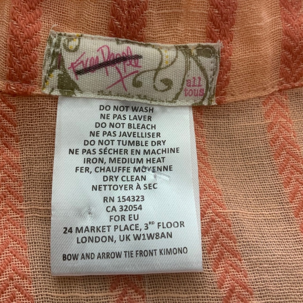 🆕Free People Tie Front Kimono - Picture 5 of 6